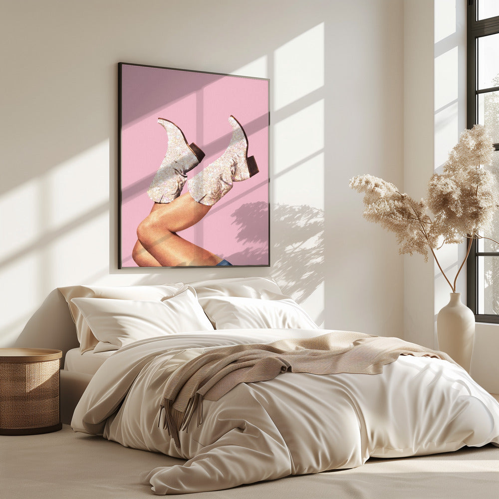 These Boots - Glitter Pink II | Poster