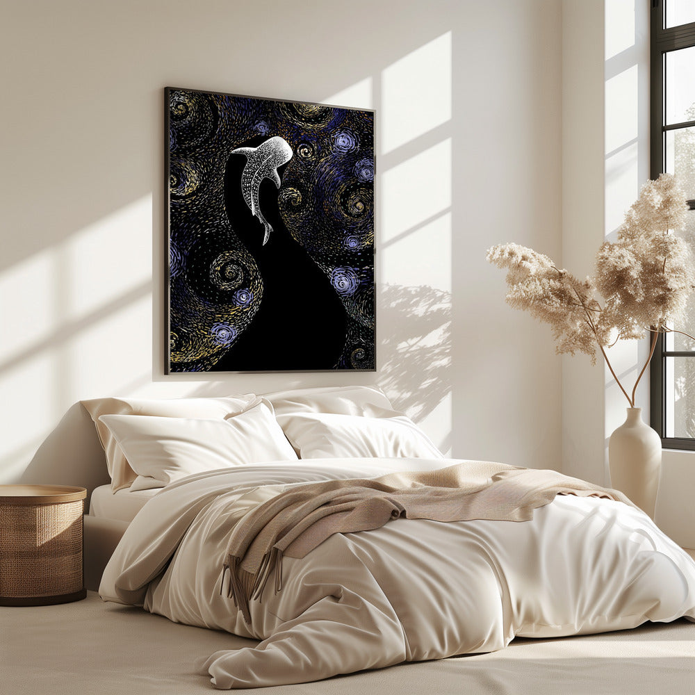 Star Eater In Van Gogh Style Colored | Poster