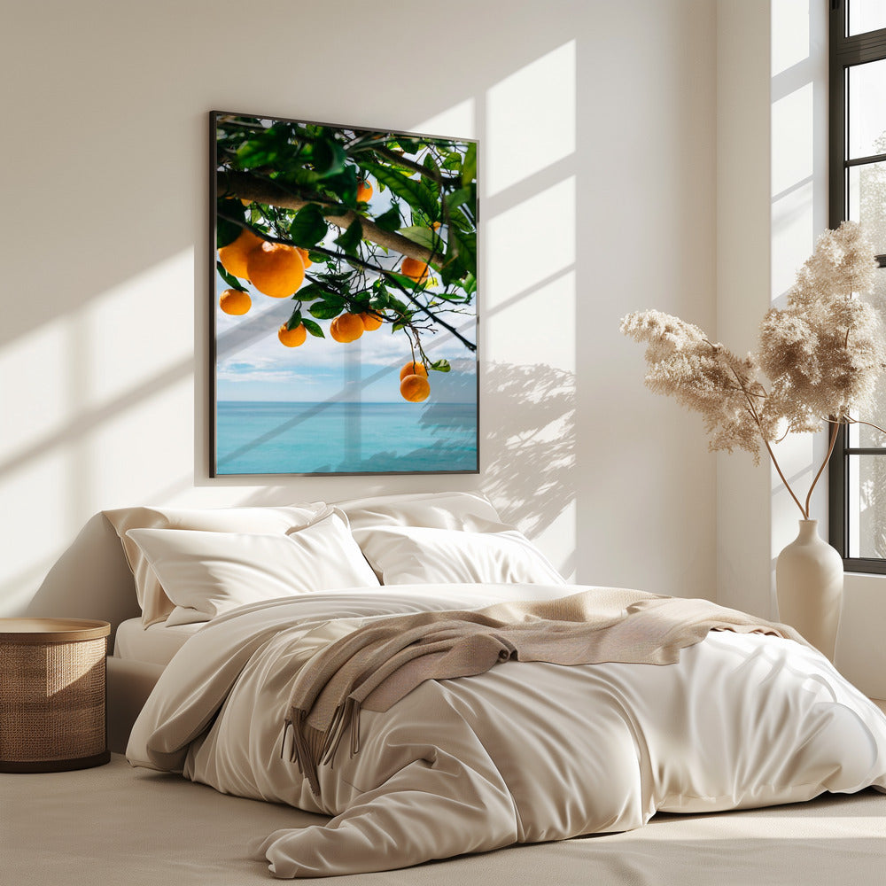Amalfi Coast Oranges IV | Poster
