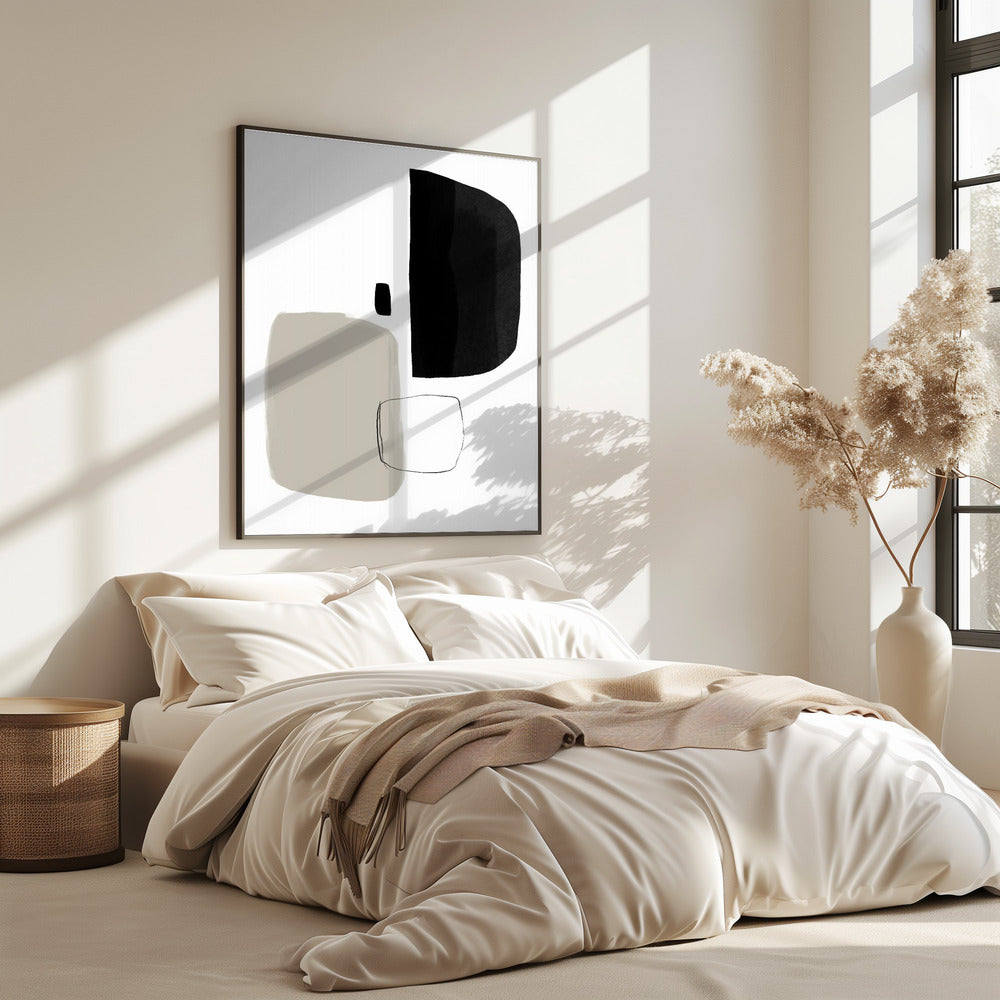 Monochrome Shapes | Poster