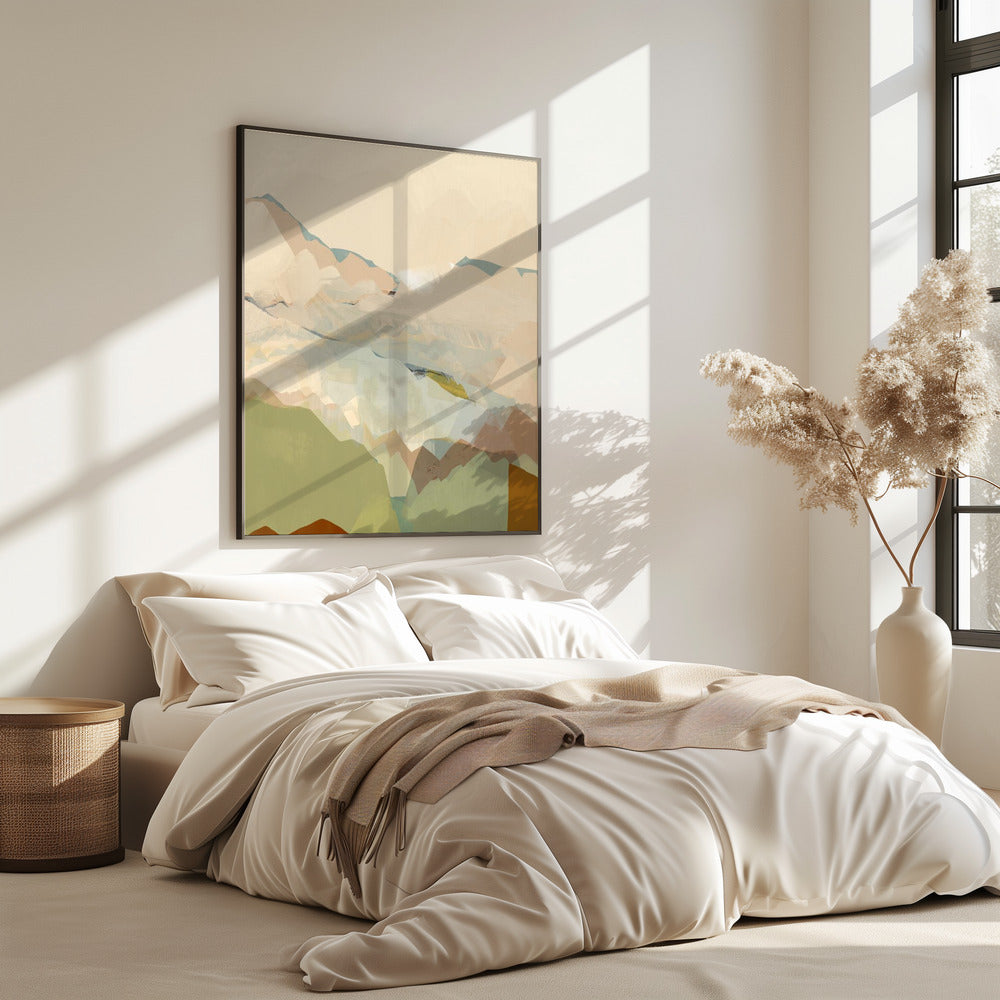 Peachy Mountain Range 1 | Poster