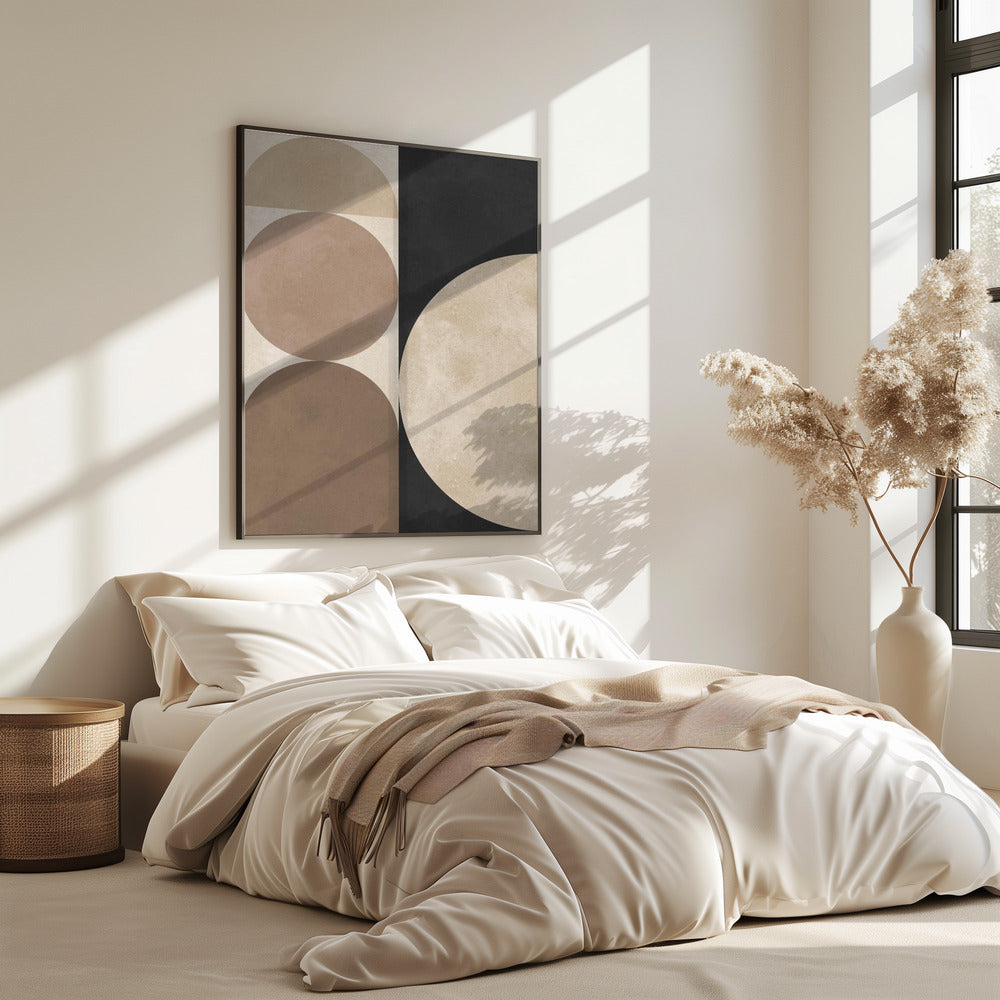 Brown geometry 5 | Poster