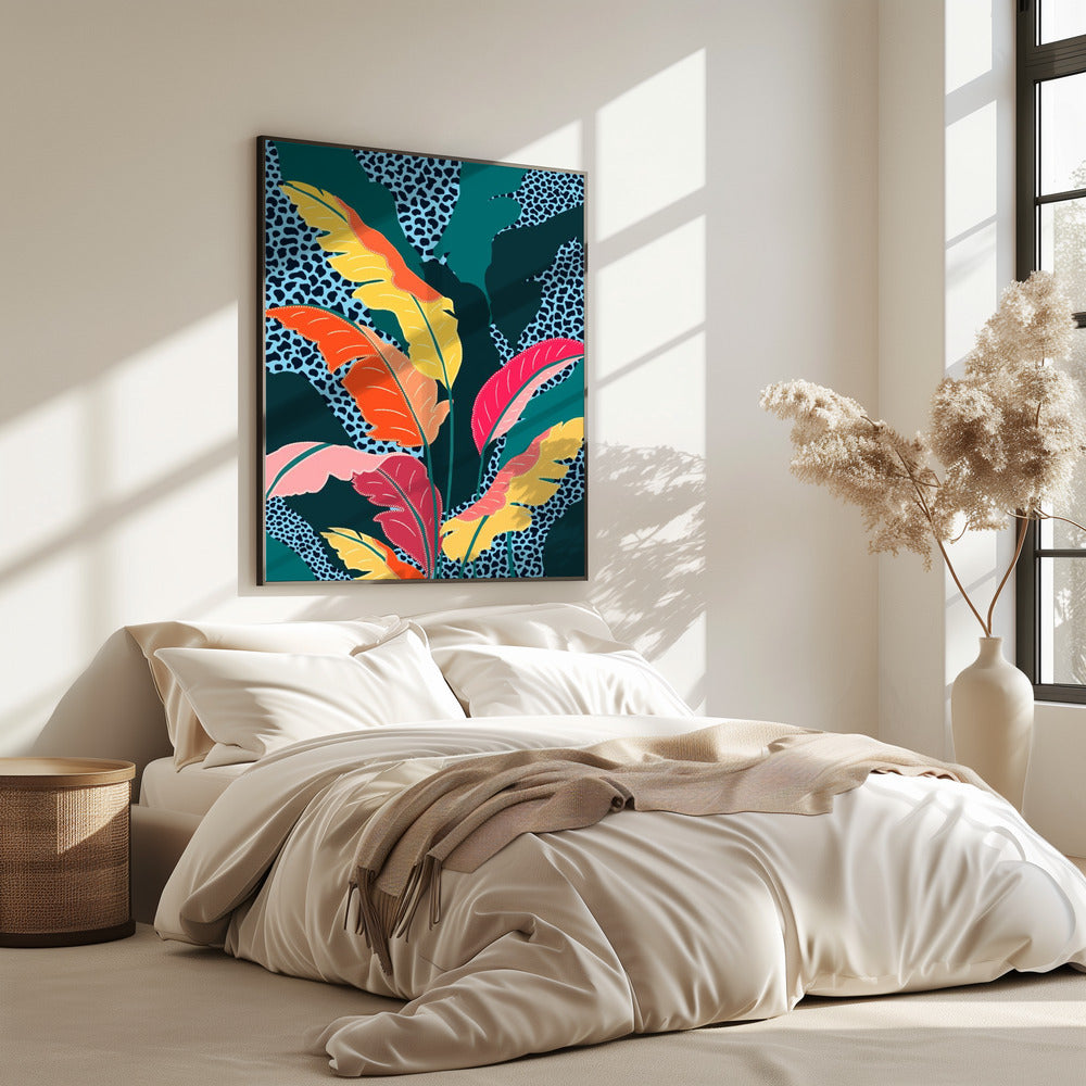 Teal & Tangerine | Poster