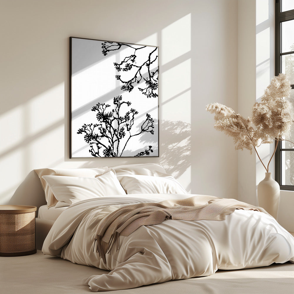 Blossom Trees Silhouette | Poster