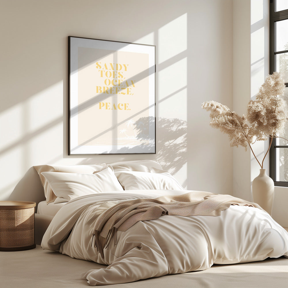 Ocean breeze, peace | Poster