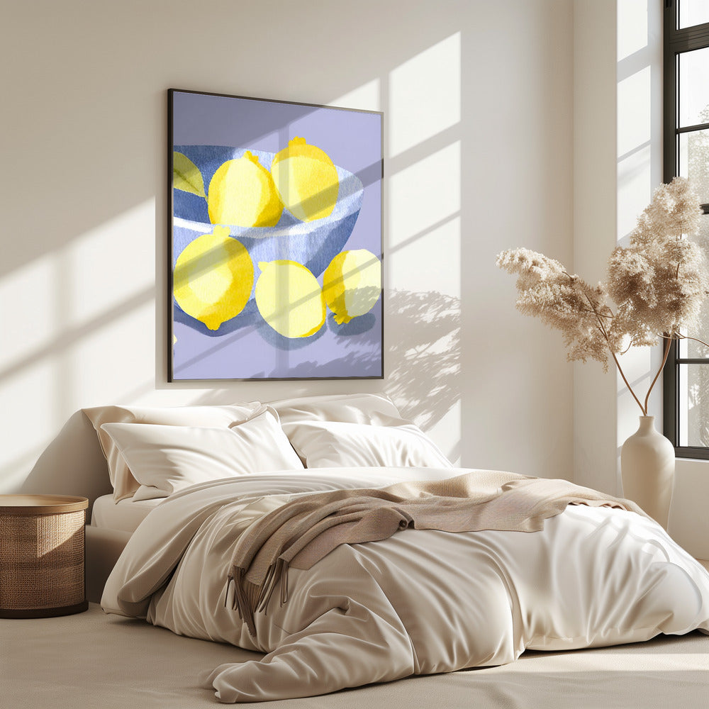 Zitronen in Schale | Poster