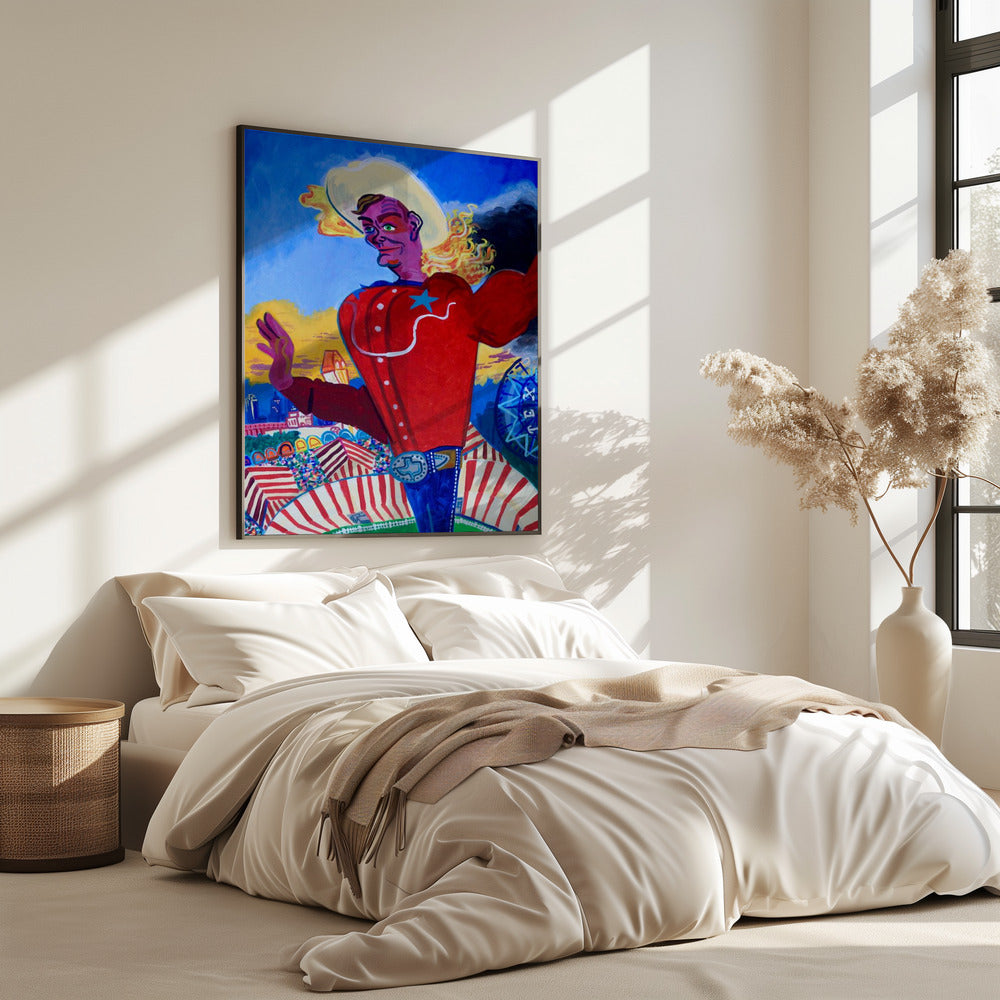 Big Tex Aflame | Poster