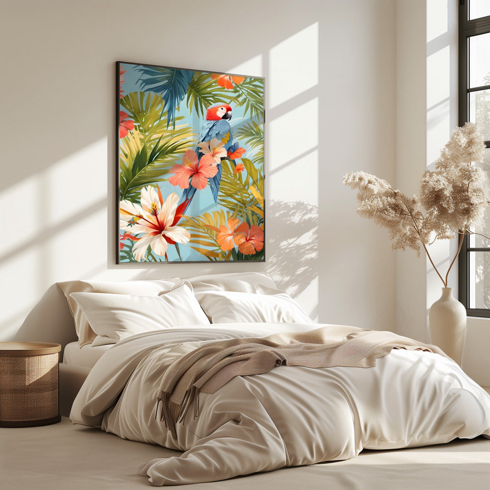 Macaw Tropical Solitude | Poster