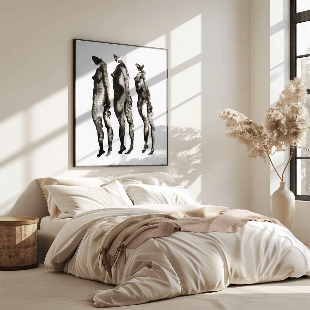 Figure Study 3x | Poster