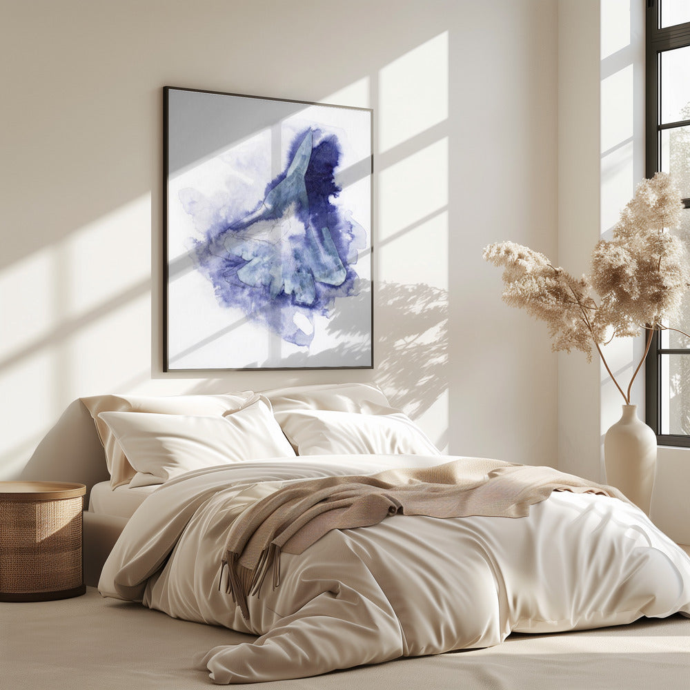 Kampfjet Study (indigo 2) | Poster