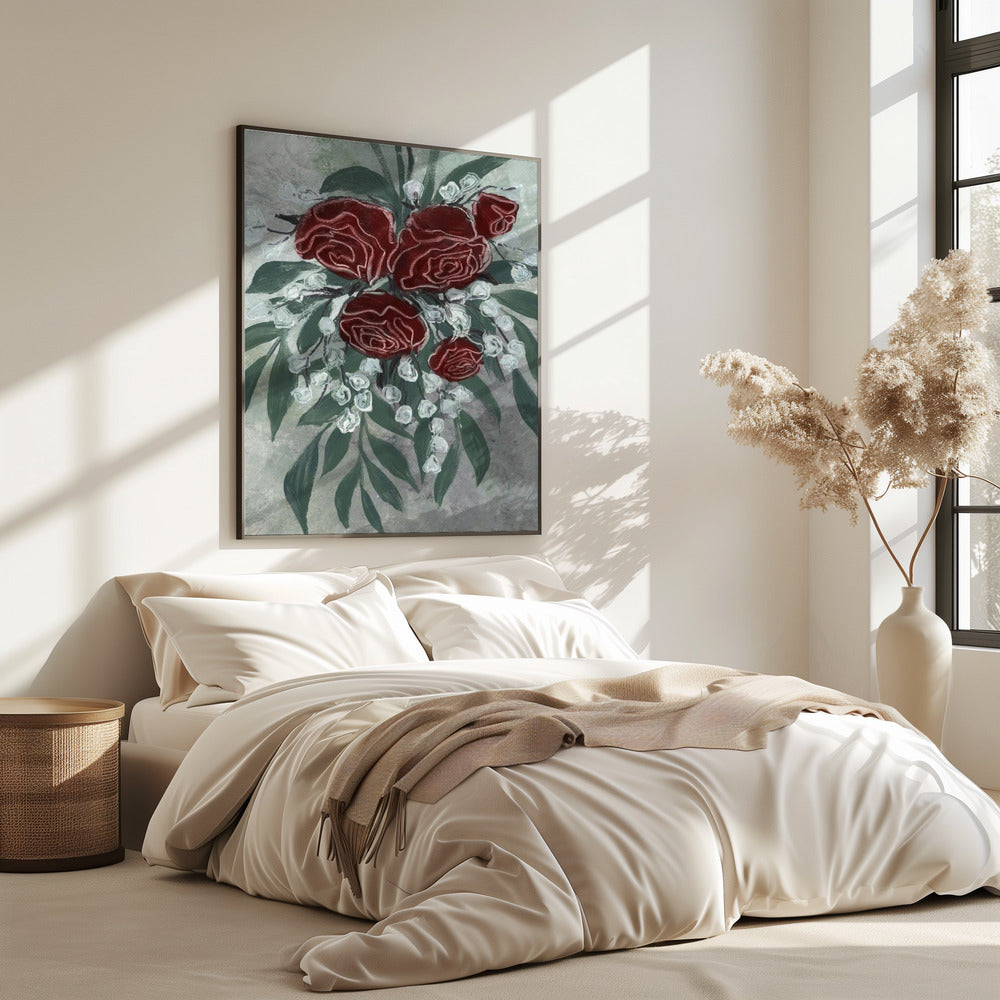 Zeldah red roses | Poster