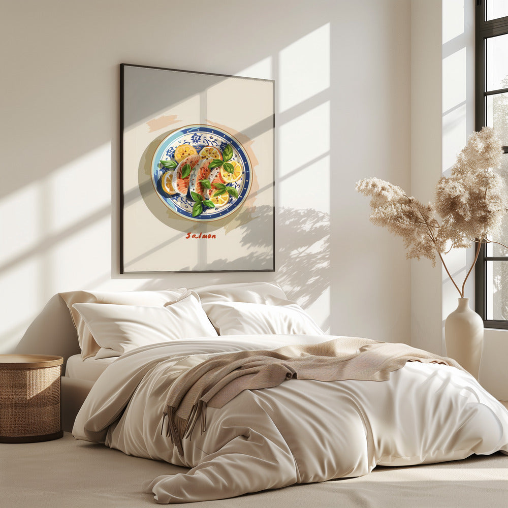 Zesty Salmon Plate | Poster