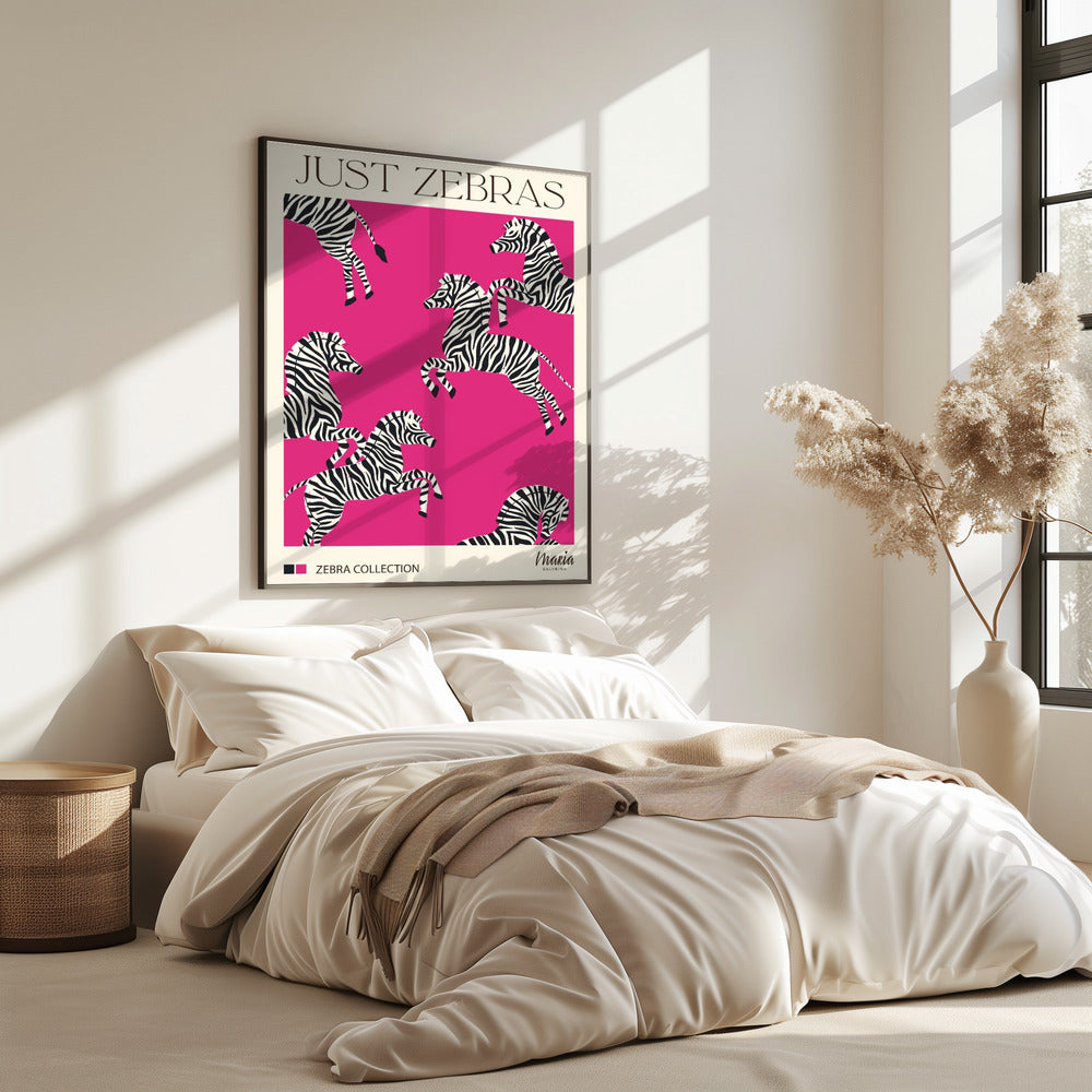 JUST ZEBRAS. Zebra Collection | Poster