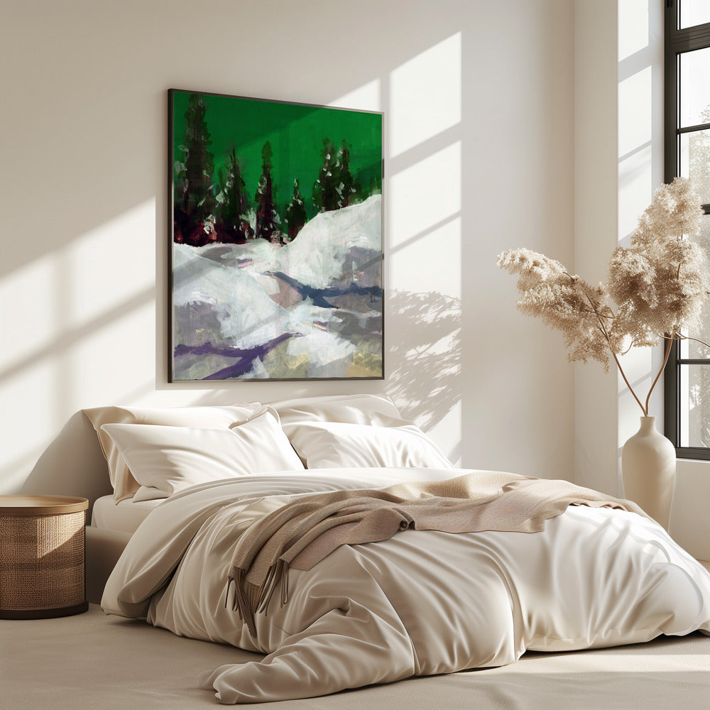 Winter Scene In the Forest 2 | Poster