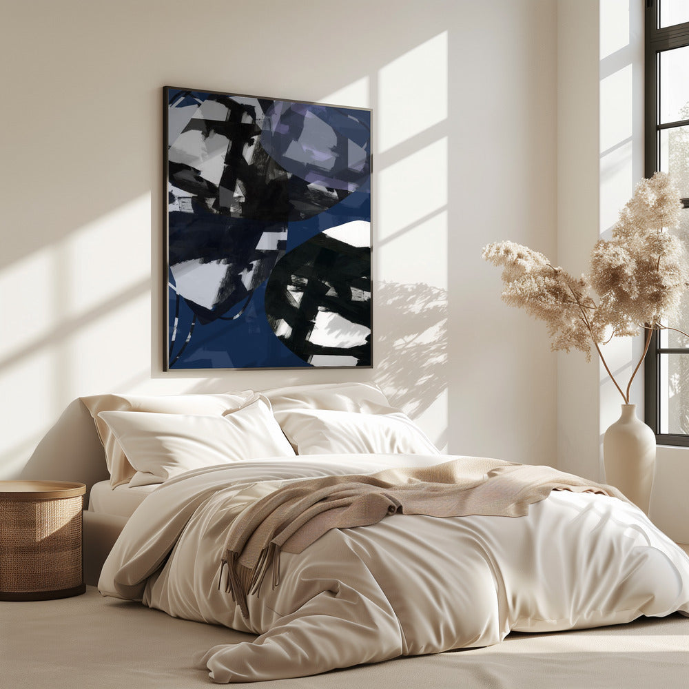 Dark Blue Beauty No3 | Poster