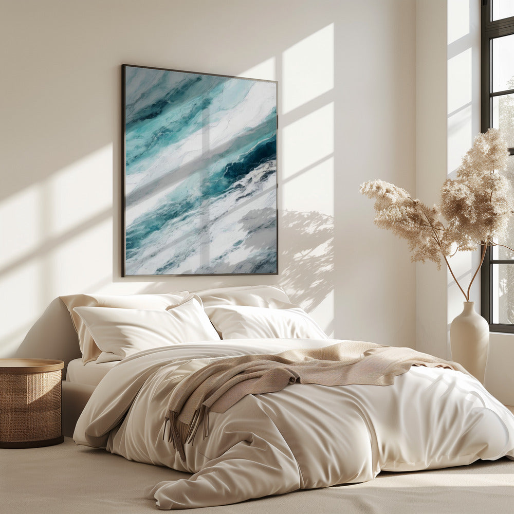 Swirling Ocean Inspired Patterns | Poster