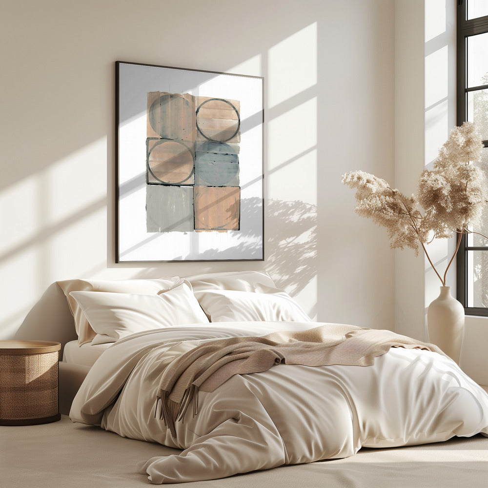 Circles In Squares No 1 | Poster