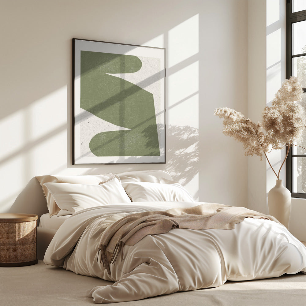 Gentle Green Flow | Poster