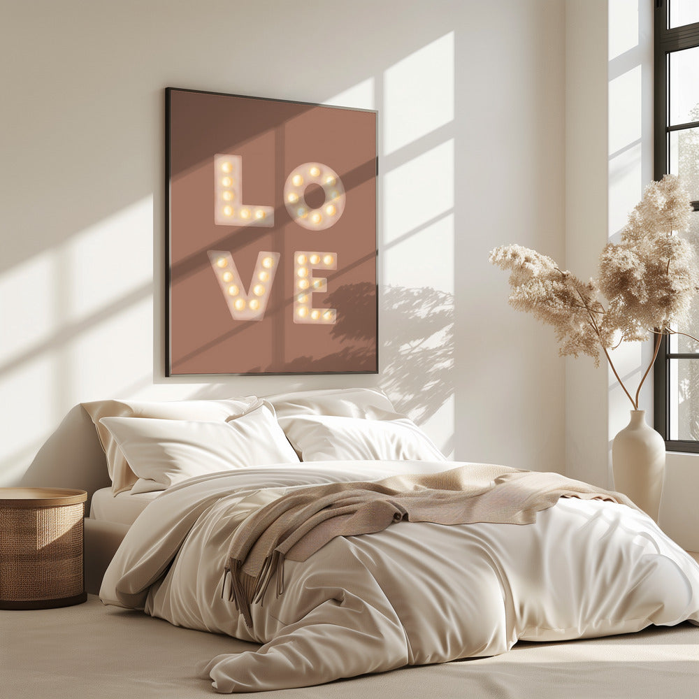 Love Lightletters Mochamousse | Poster