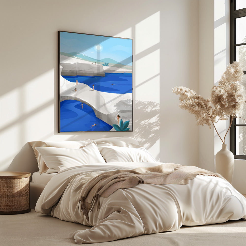 Cliff Jumping, Greece | Poster