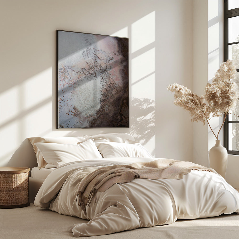 Lake Eyre Upscaled - red earth vibes | Poster