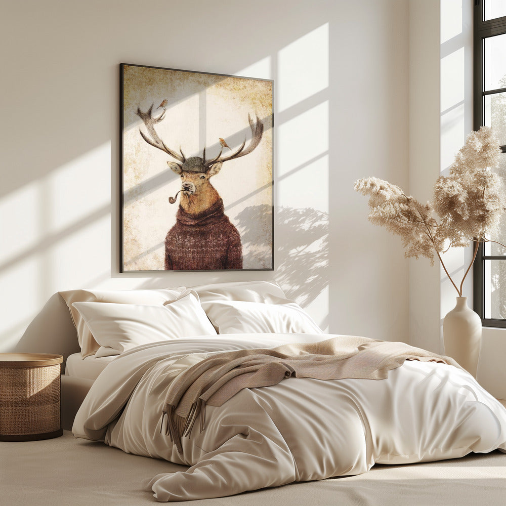 Winter Stag | Poster