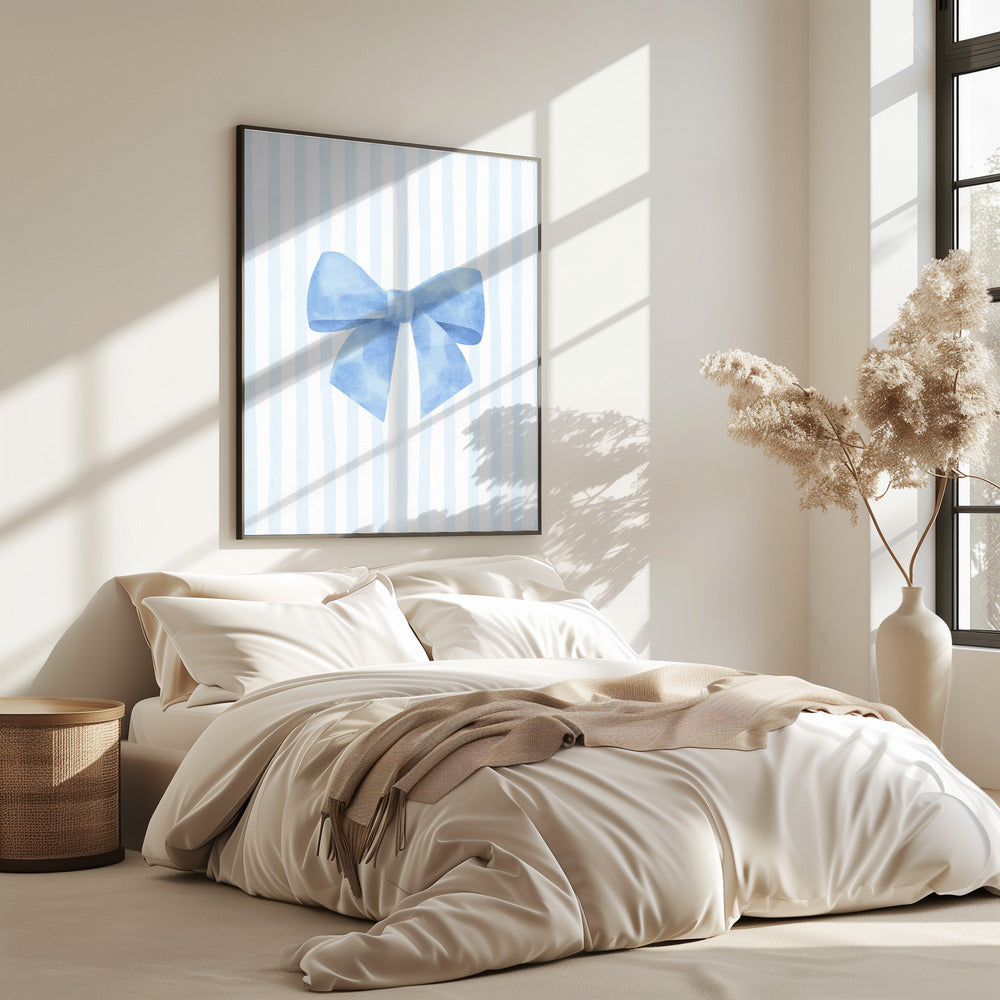 Blue Ribbon Elegance | Poster