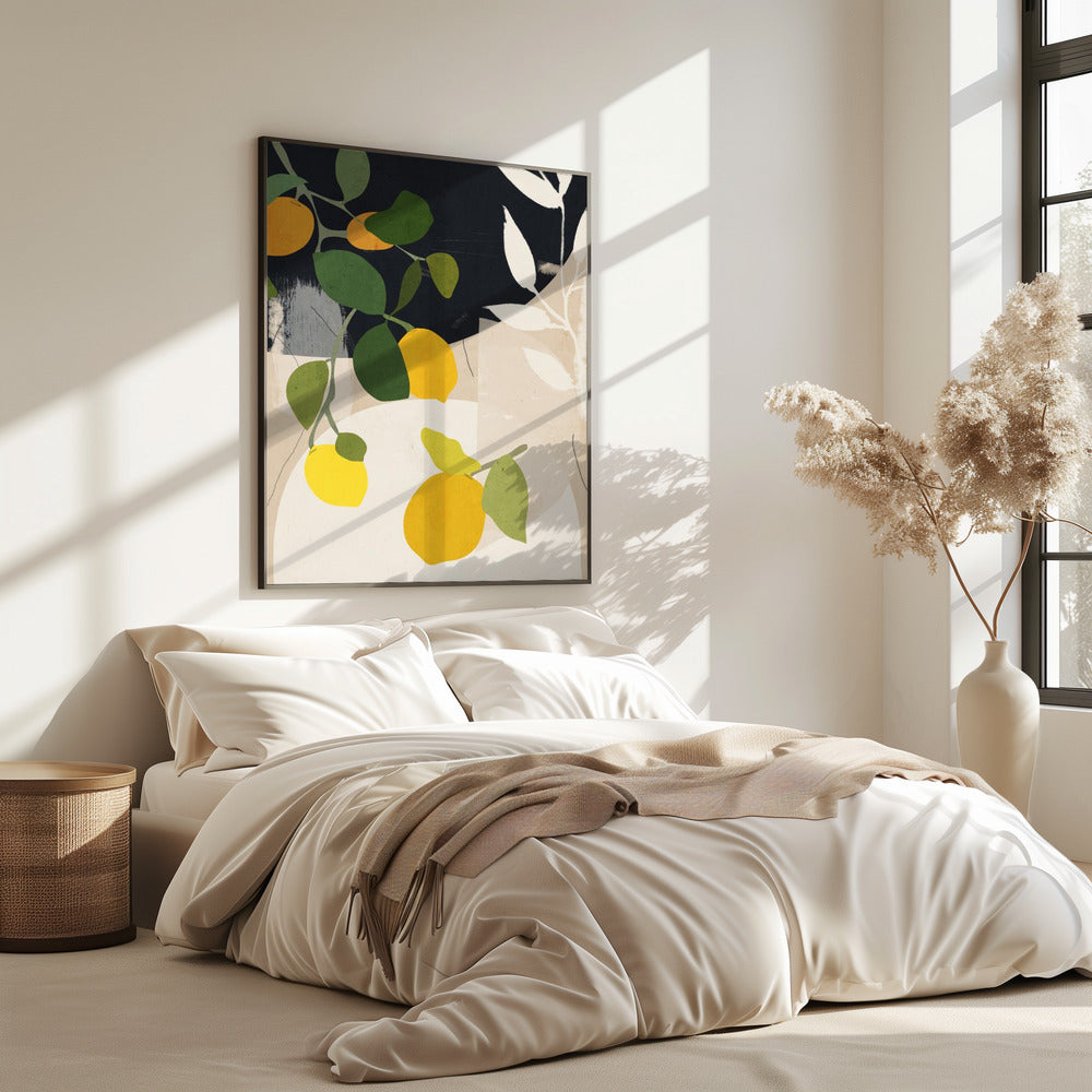 Lemon Abstract Art | Poster