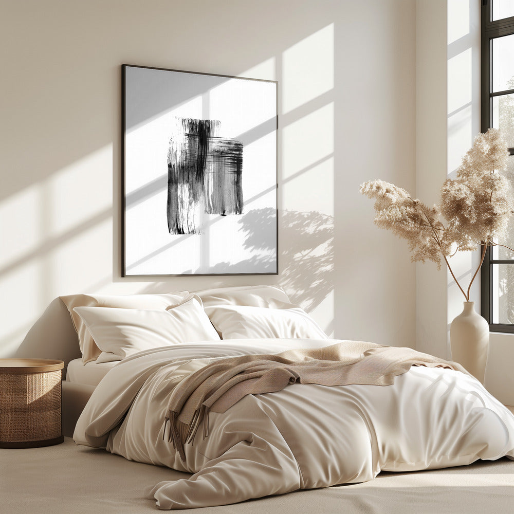 Ink %22black Ink Strokes No.01%22 | Poster