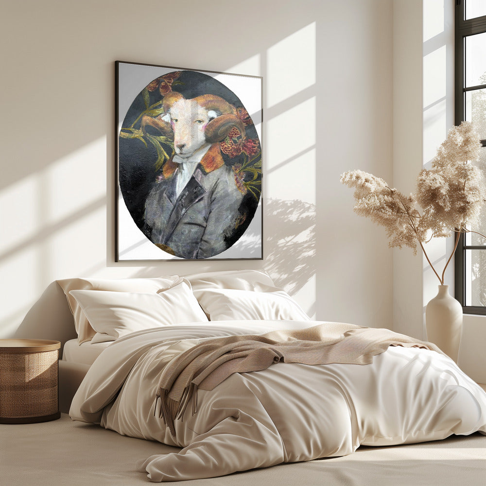 Regal Ram Portrait | Poster