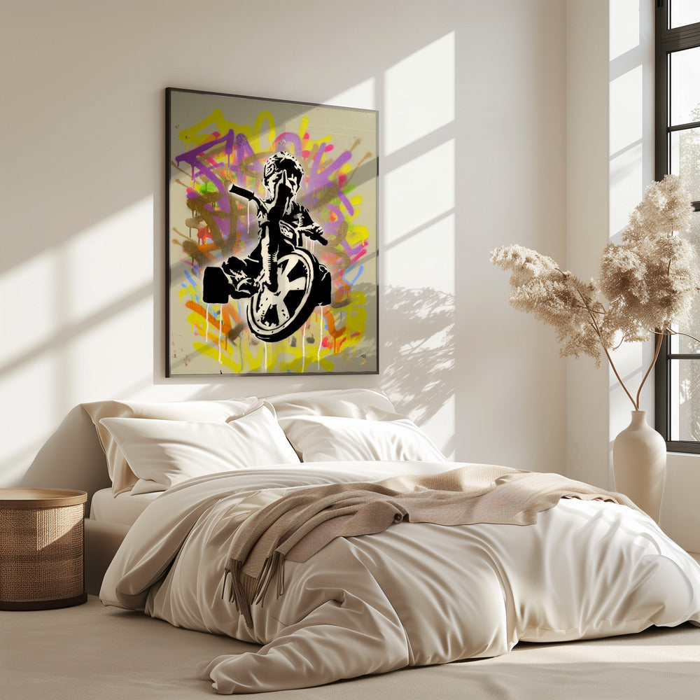 Child On A Tricycle | Poster