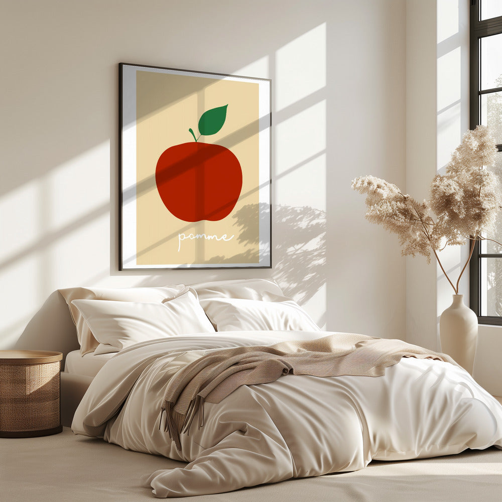 La Pomme (Bright Red) | Poster