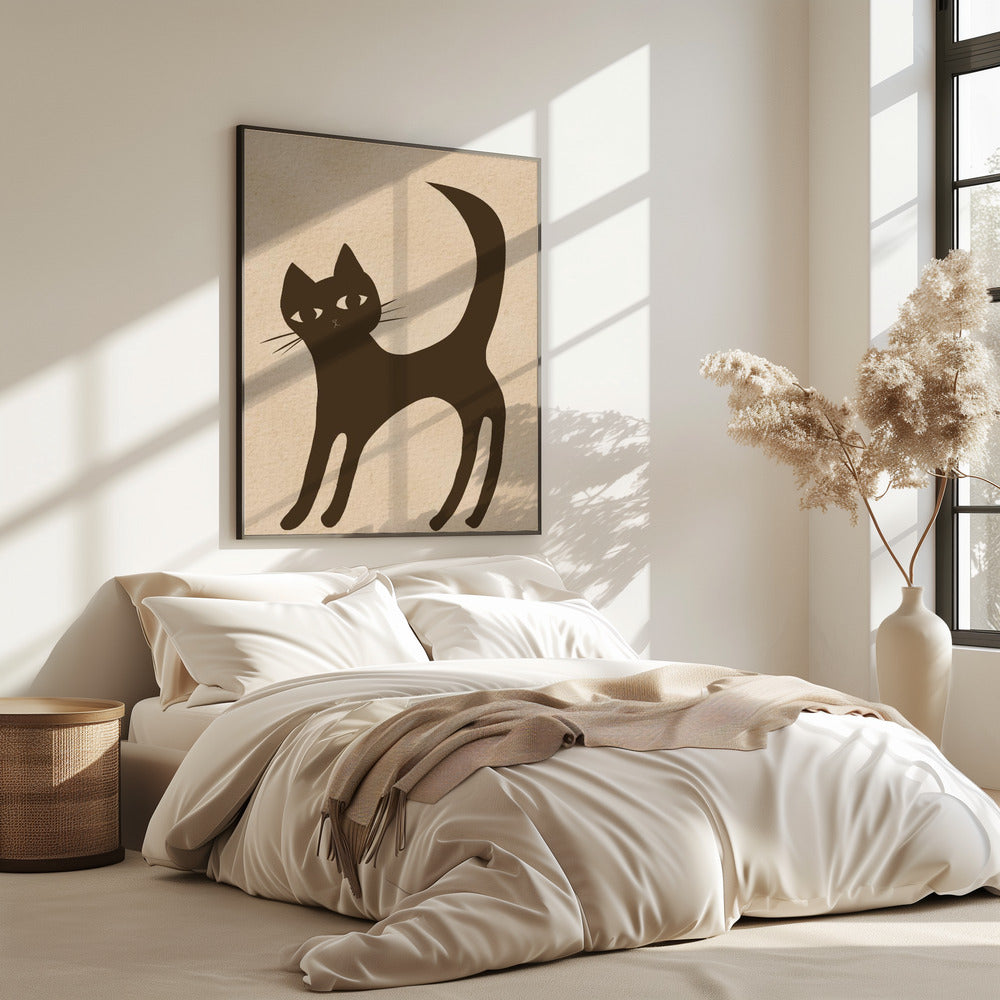 Brown cat | Poster