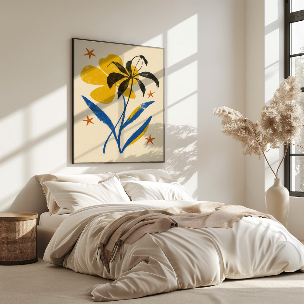 Starry Floral Dance | Poster