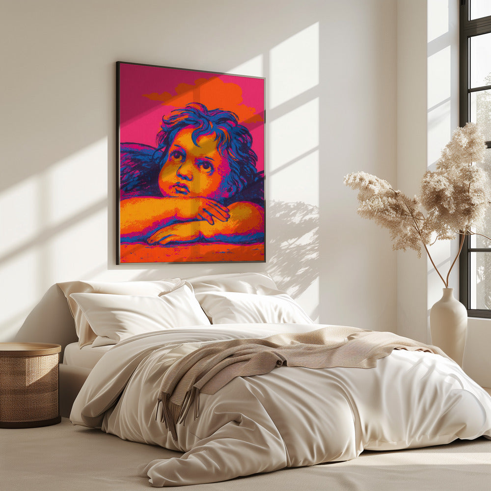 Vibrant Cherub Dreams | Poster