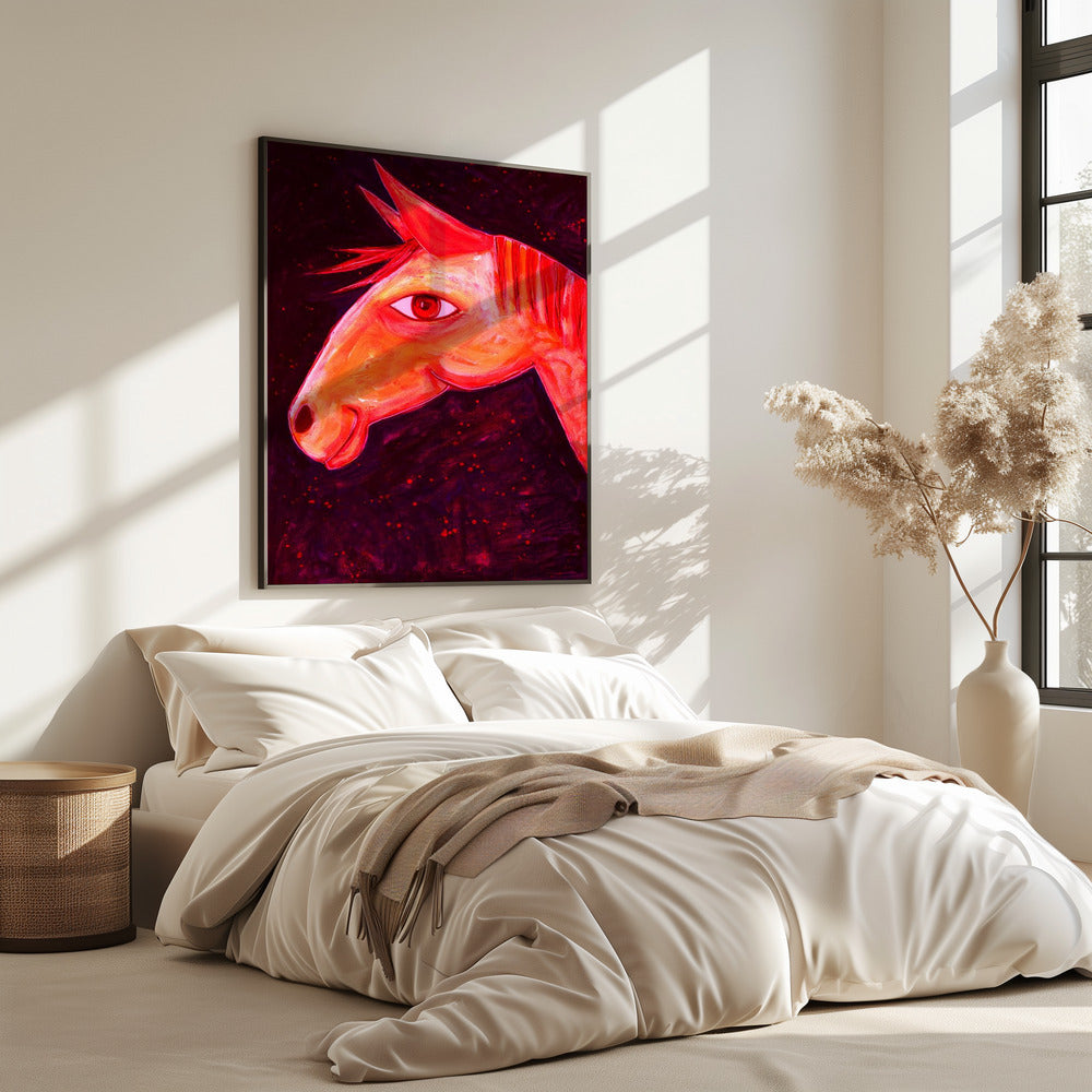 Dreaming of Horses Red | Poster