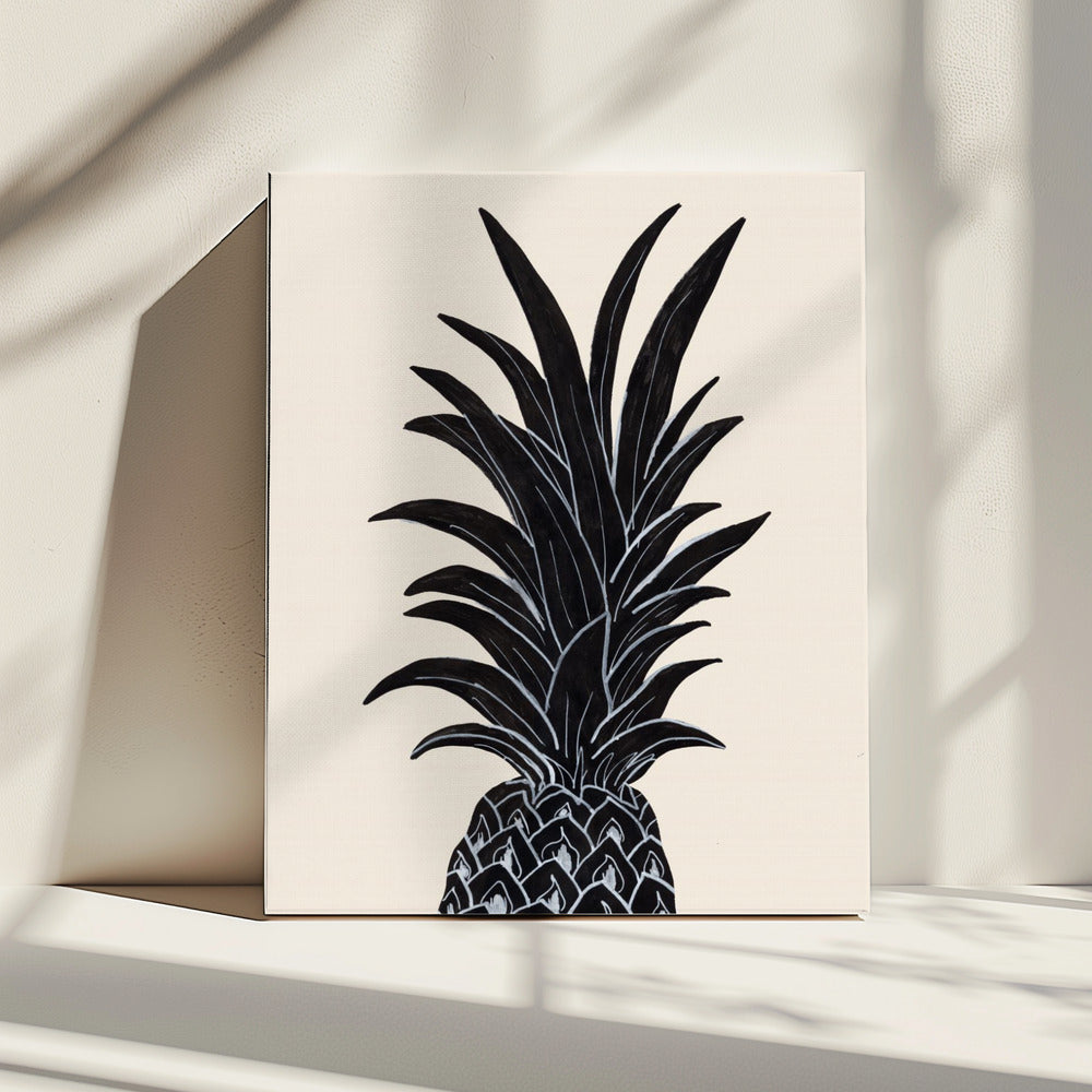 Black Pineapple | Canvas
