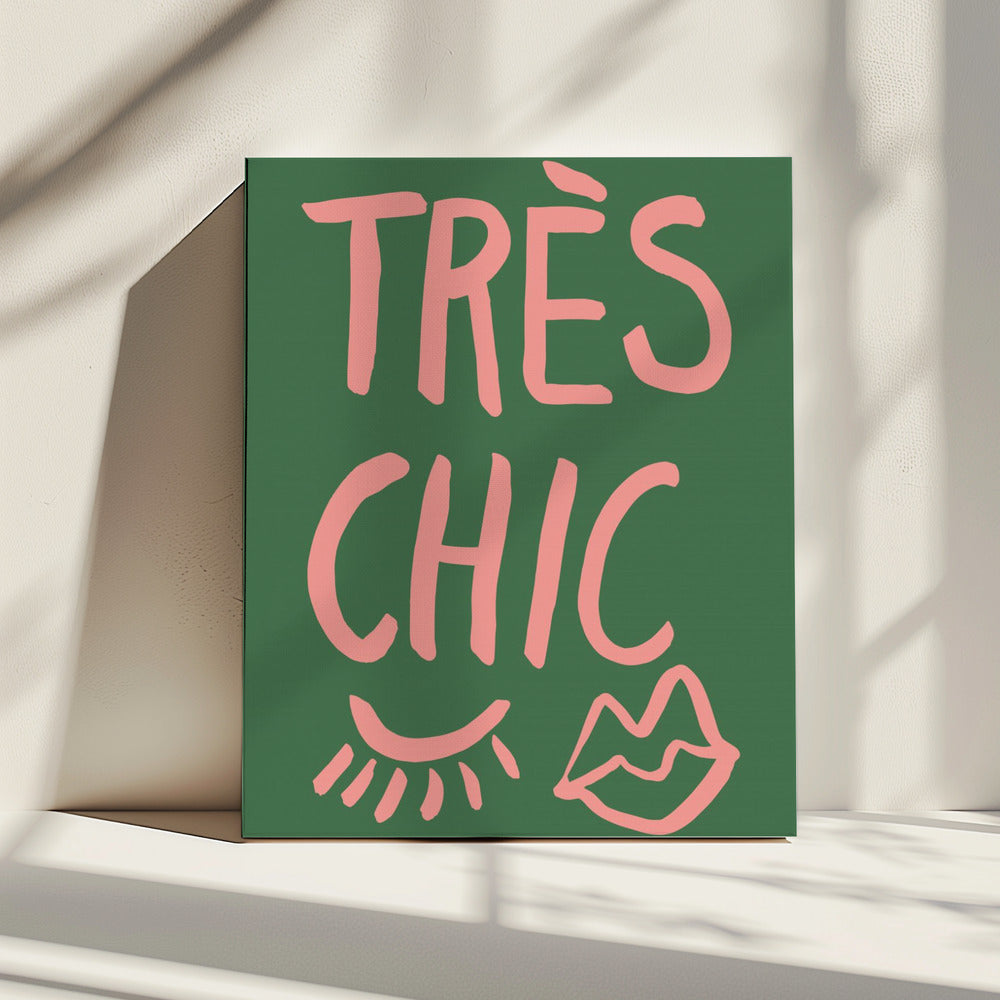 Très Chic Green | Canvas