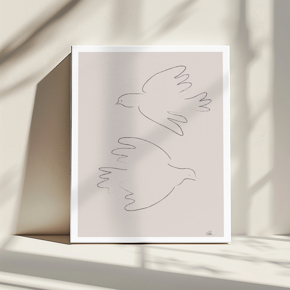 Two Doves | Canvas