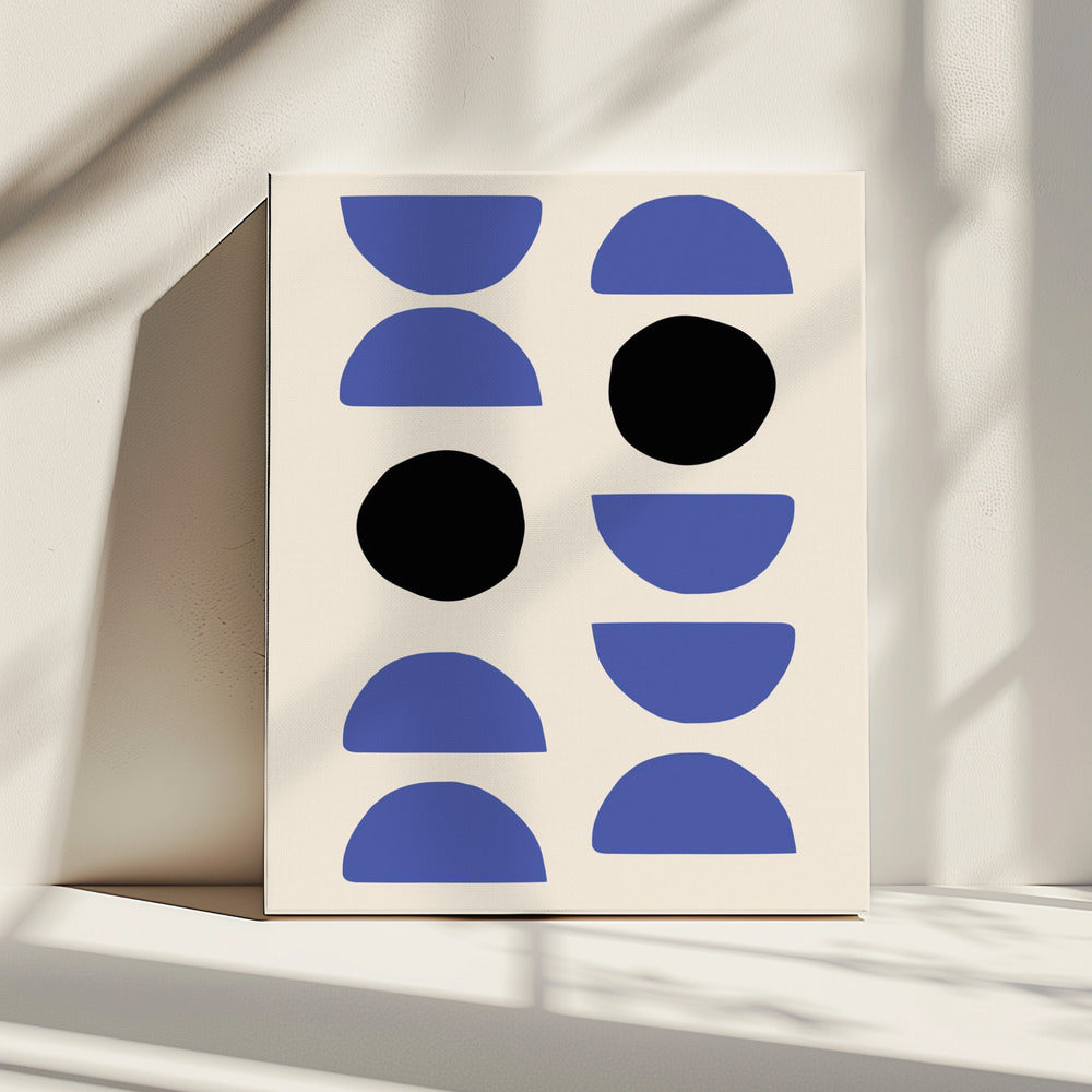 Blue Shapes | Canvas