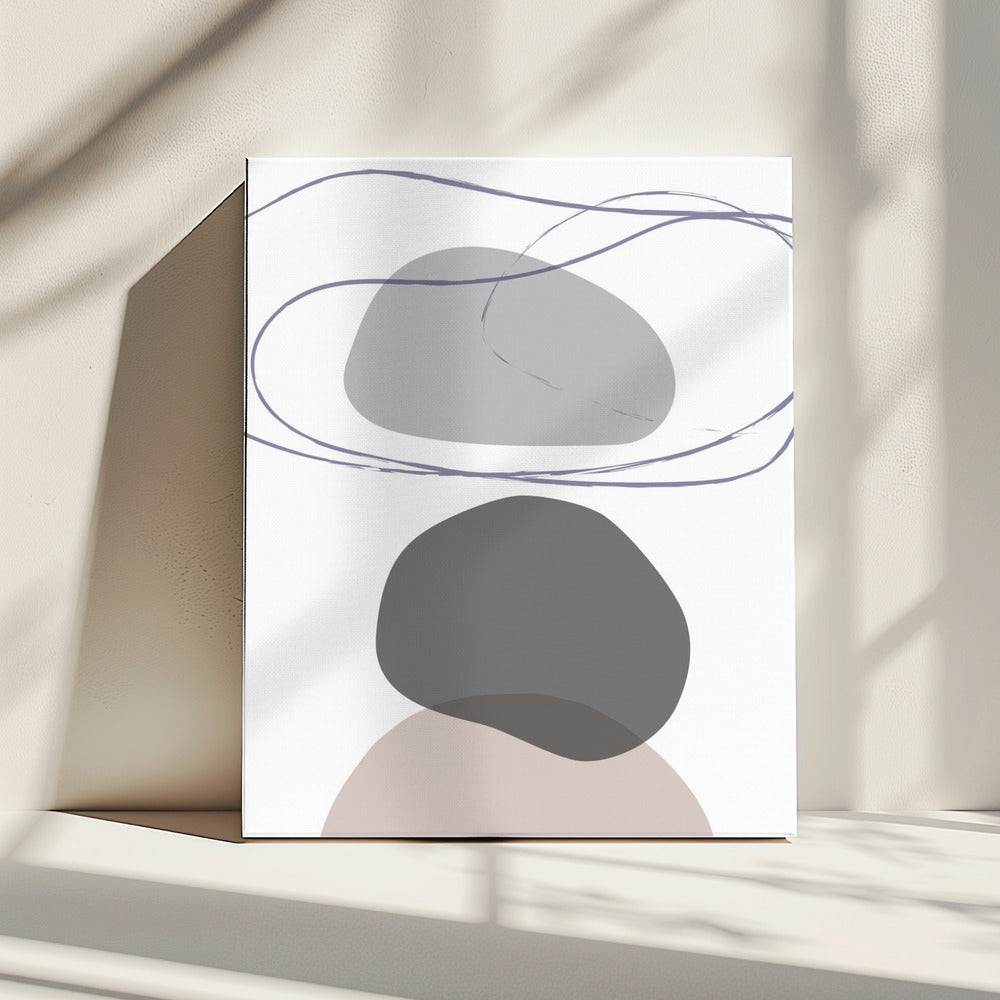 New Shapes Beige 04 | Canvas