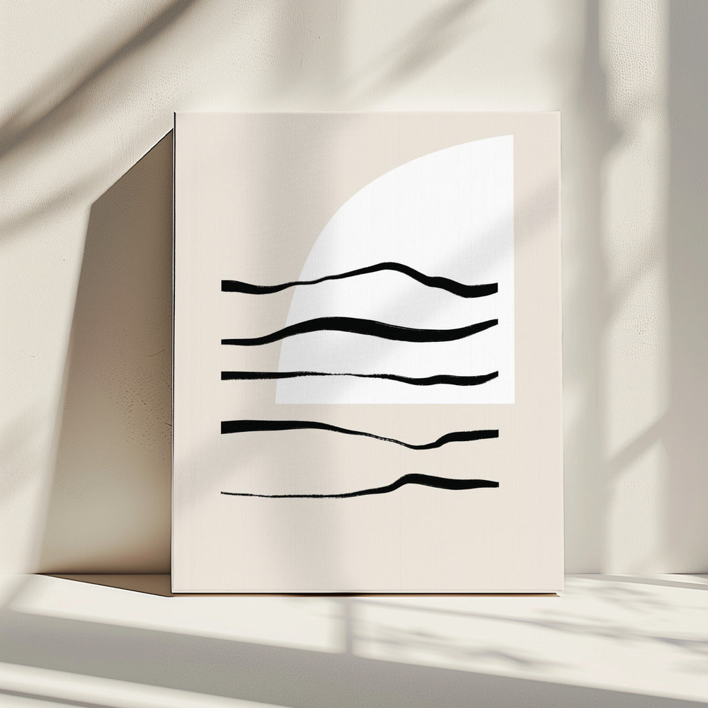 Curved Lines & Light | Canvas