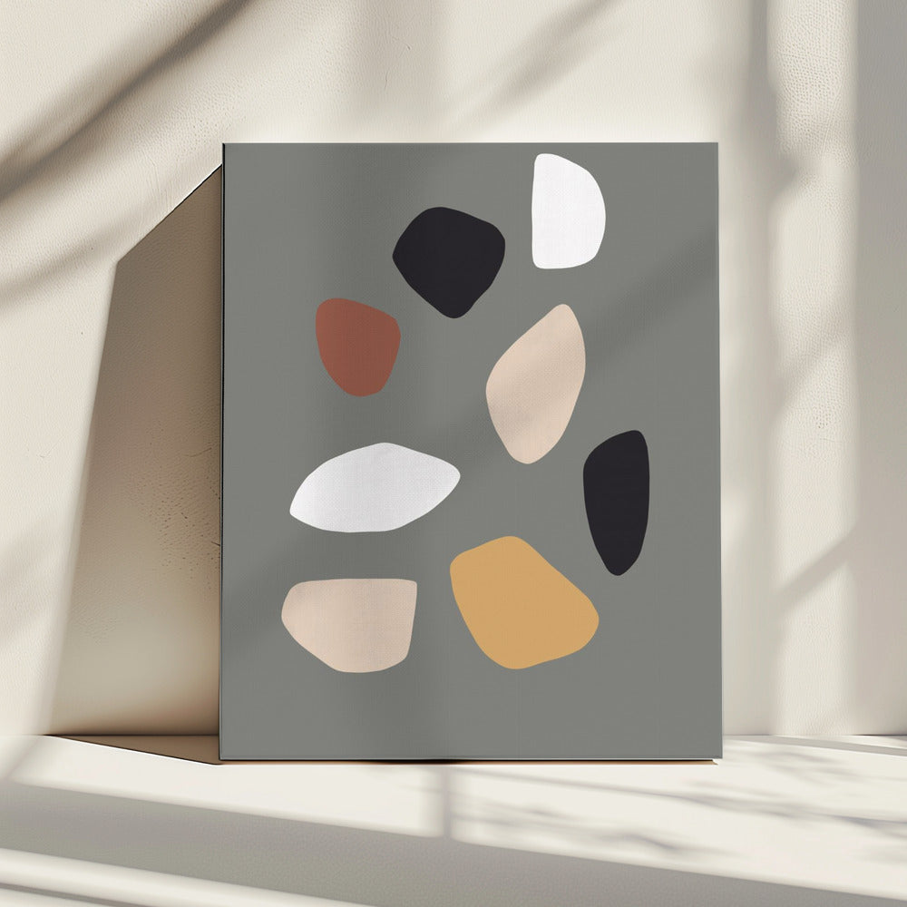 Earthy Shapes Dance | Canvas