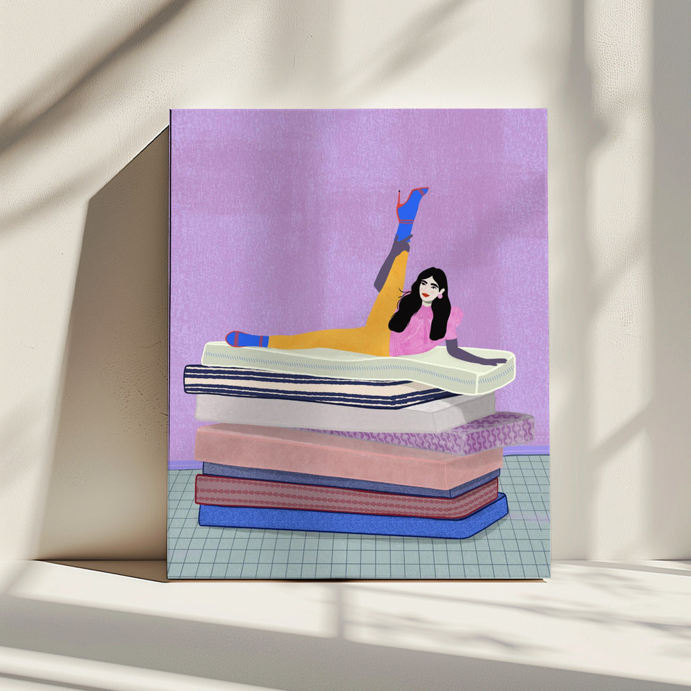 Raise your leg up to your head | Canvas