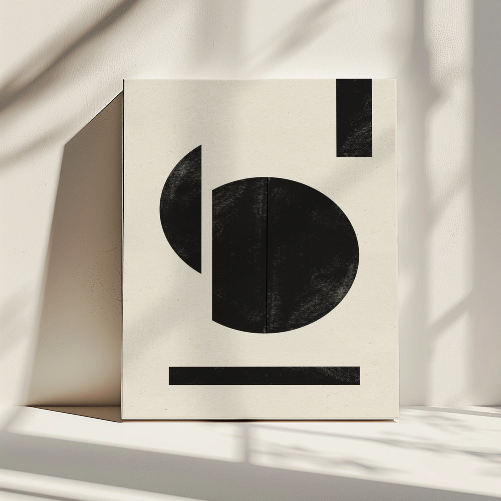 Geometric Contrast | Canvas
