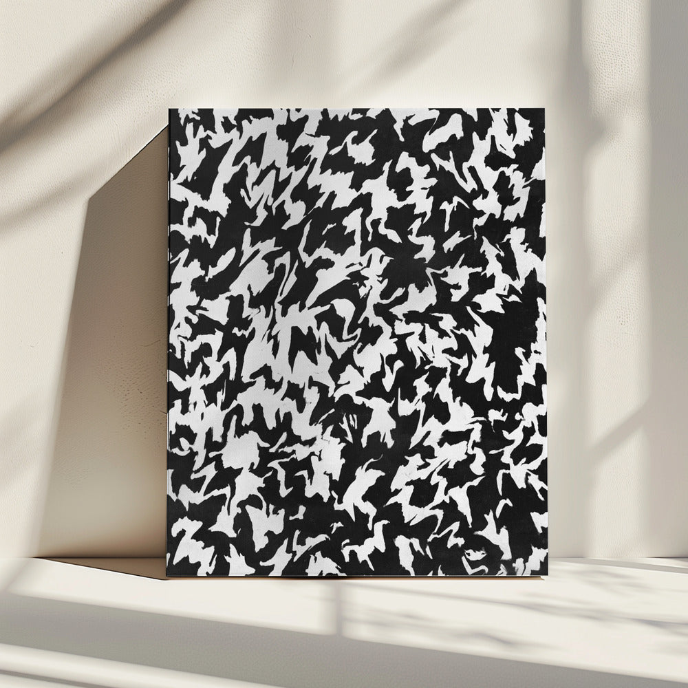 Monochrome Whirl | Canvas