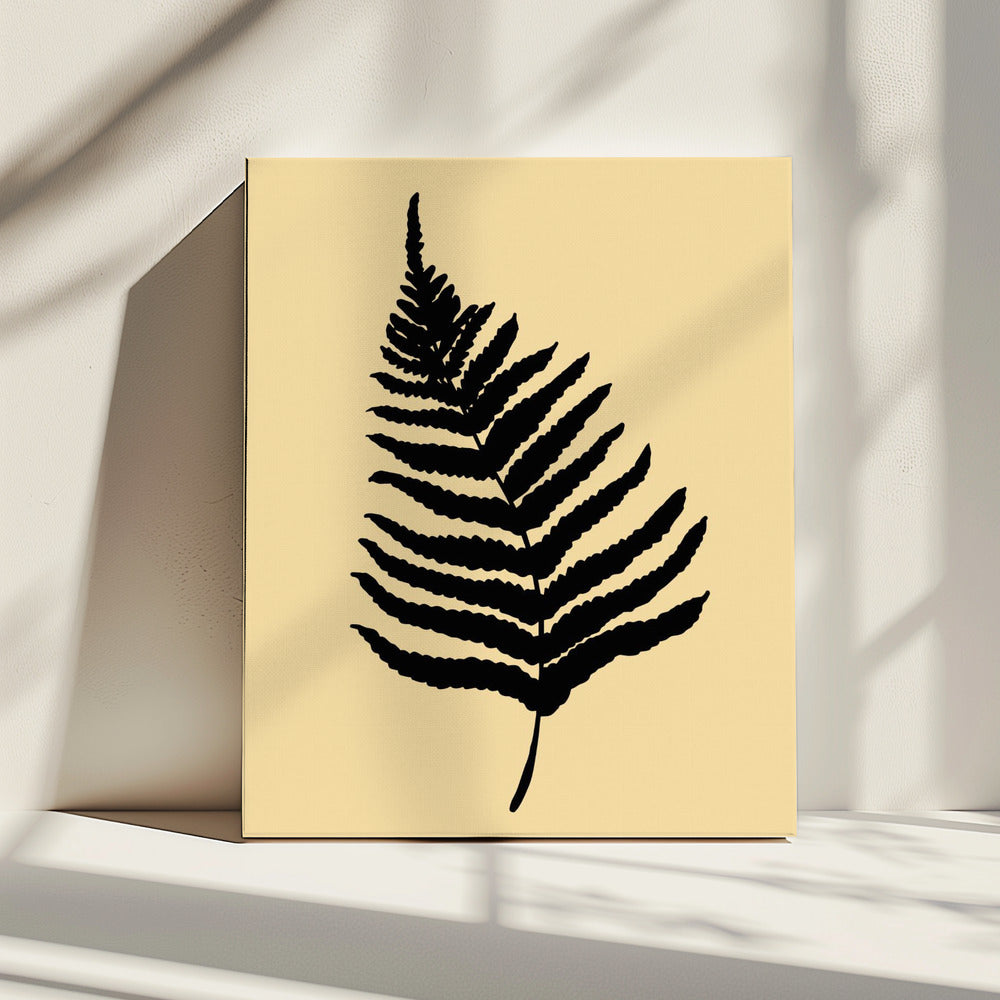 Fern 02 Yellow | Canvas