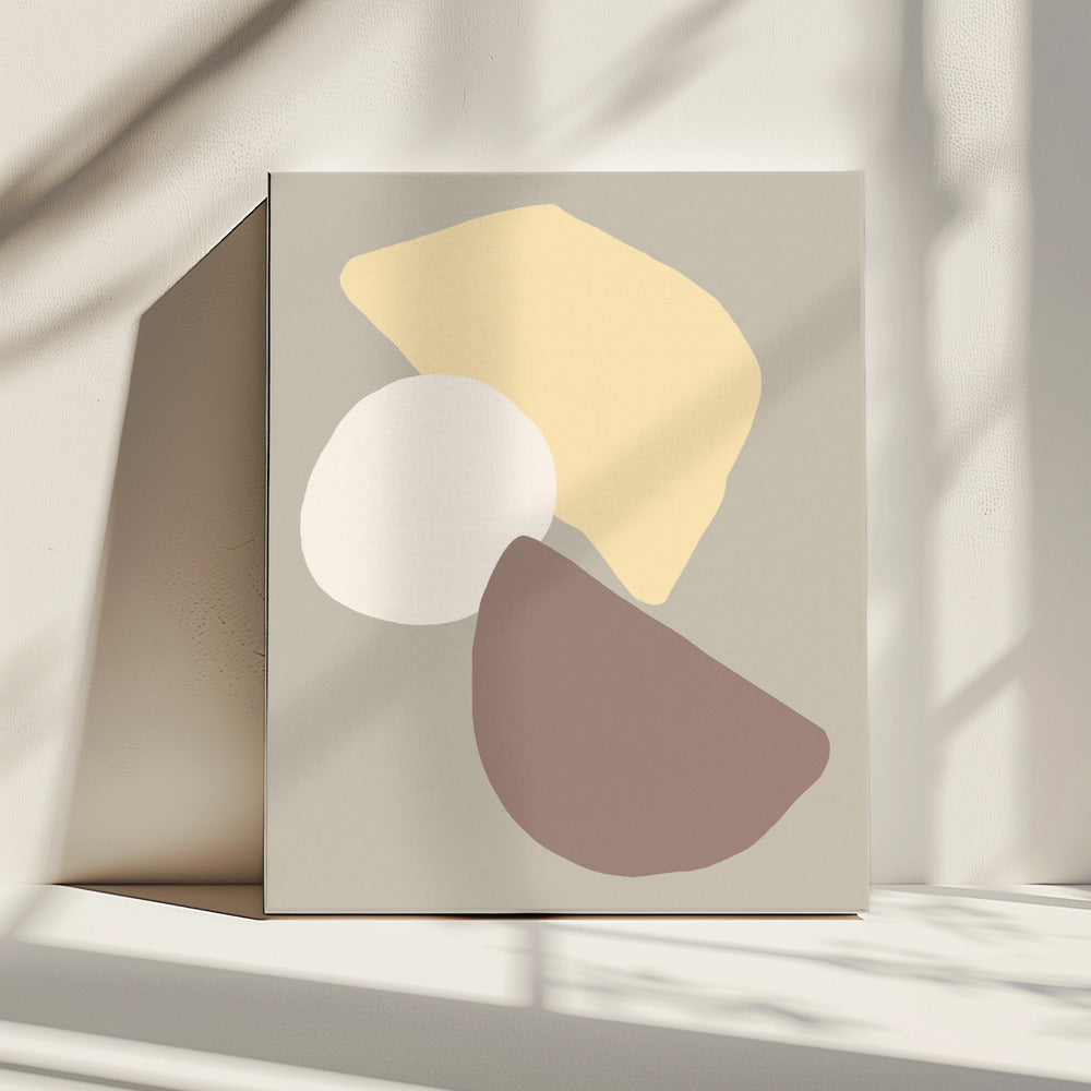 Geometrical Fields Yellow | Canvas