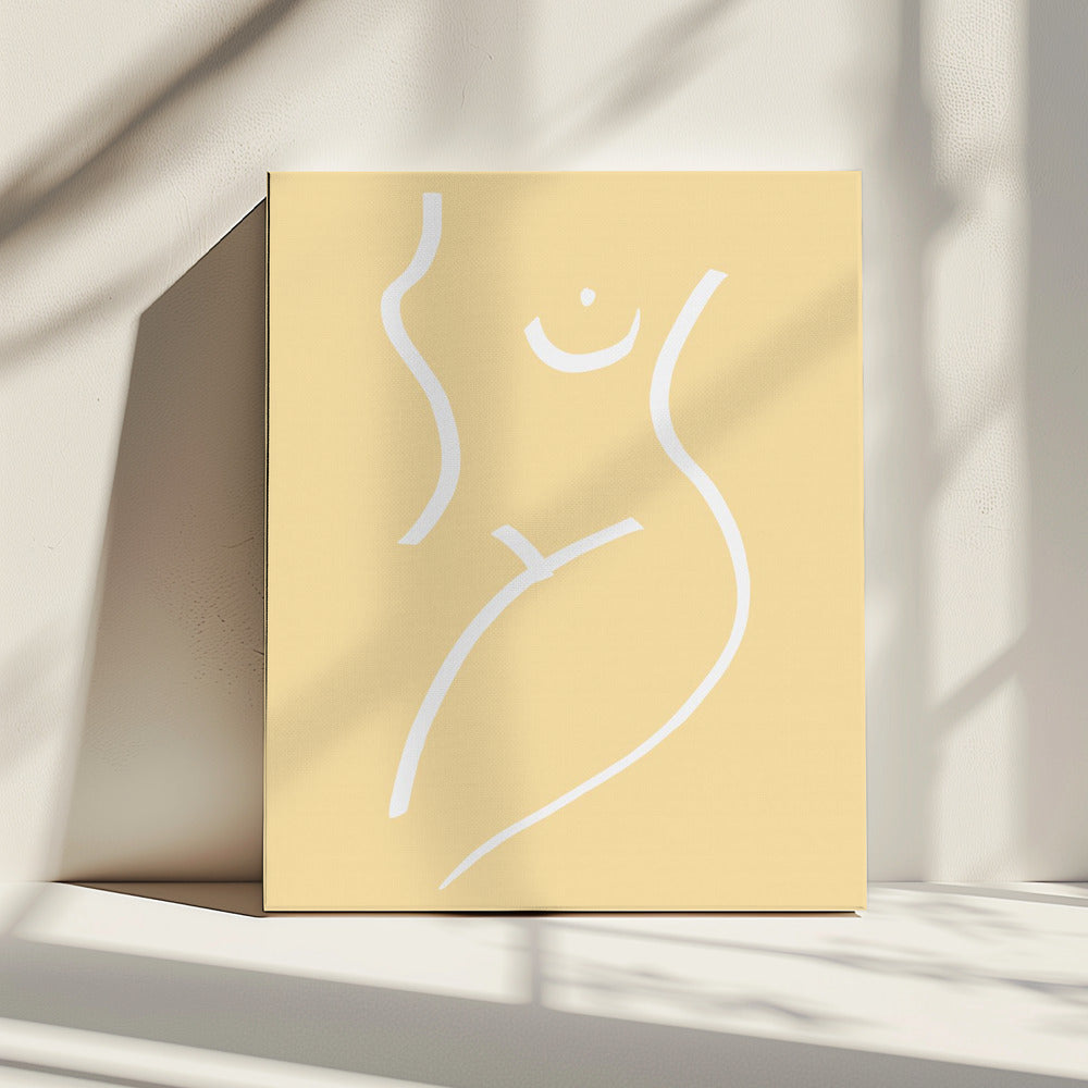 Nude Yellow | Canvas