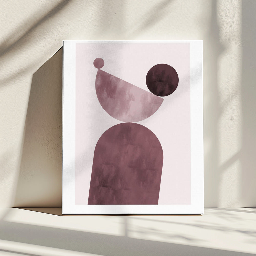 Geometrical Shapes Purple | Canvas